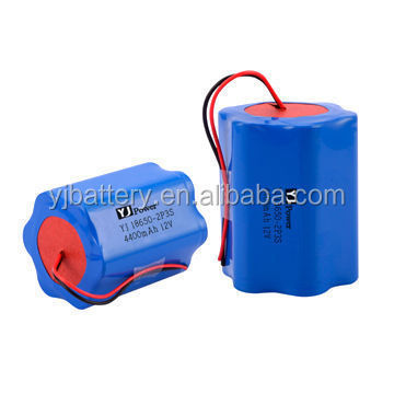 12v 6ah Motorcycle Batter Yj18650-3s-2p 4400mah Lithium Battery with 54*54*67mm Size 12 V YJ Power Nominal Voltage: 12V CN;GUA