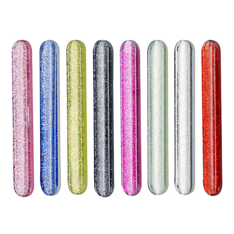 Hot selling nano glass nail shiner nail files crystal beauty nano glass nail file