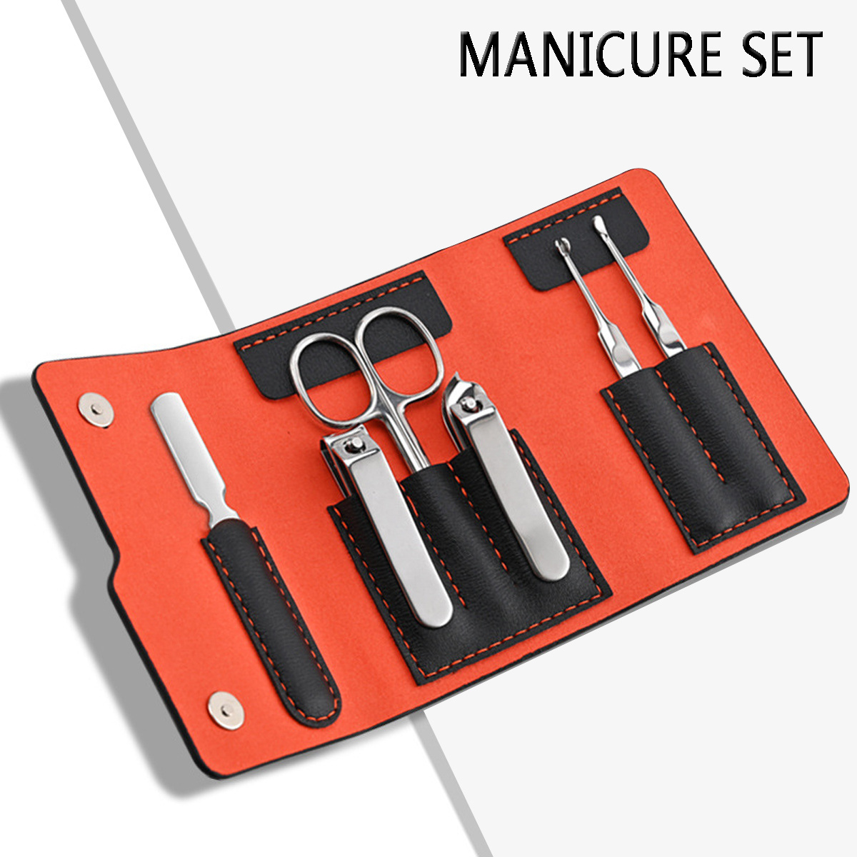 Factory direct sales popular beauty set professional pedicure kit 6 piece manicure set