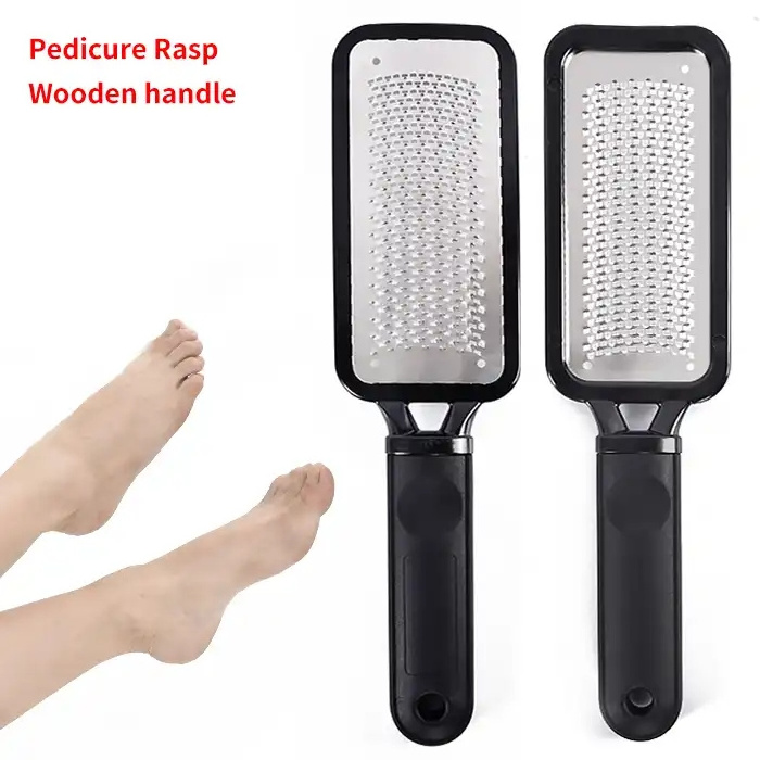 Original factory professional stainless steel foot file pedicure tools portable foot file