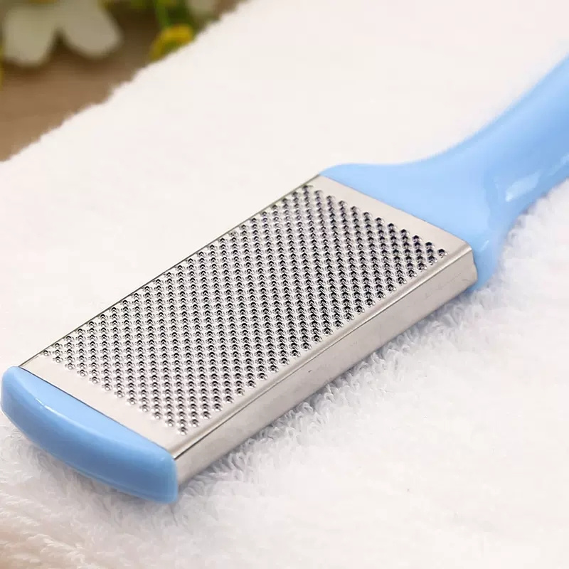 Factory hot sale foot file callus remover pedicure tools plastic handle foot file