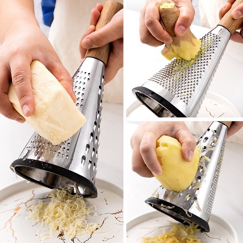 Factory Mini Silicone Kitchen Utensil Set Grater Cheese Box Graters Kitchen Furniture Rotary Cheese Grater