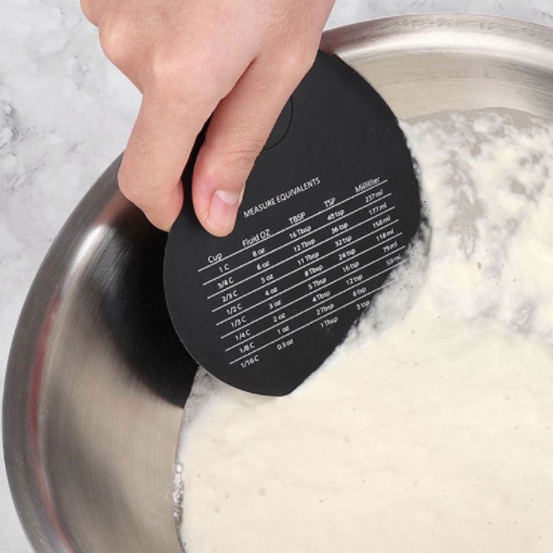 Silicone Bowl Scraper Baking Cake Tools Kitchen Silicone Bread Cream Dough Cake Spatula Bench Scraper