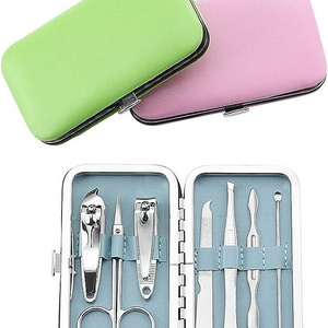 Professional Personal Care Travel Kit Custom Logo PU Manicure Pedicure Set Wedding Gifts for Guests Nail Care Tool Kit