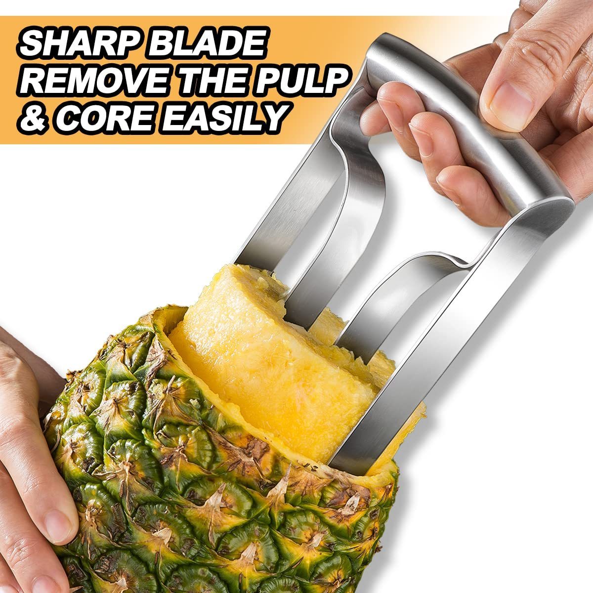 New Arrival Pineapple Corer Large Stainless Steel Pineapple Corer Peeler Pineapple Cutter Fruit tool