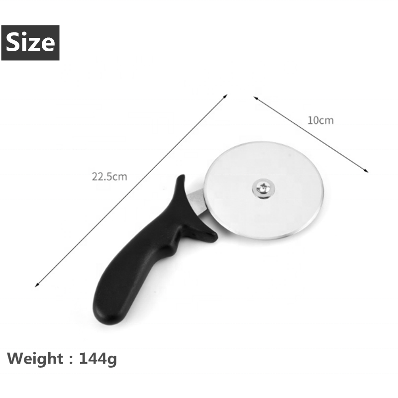 Plastic handle stainless steel blade pizza cutter wheel pizza cutter with ergonomic handle design  pizza cutter wheel