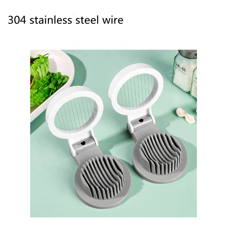 kitchen gadgety  stainless steel  cutting wires egg slicer  soft fruit slicer cutter for strawberry banana kiwi avocado