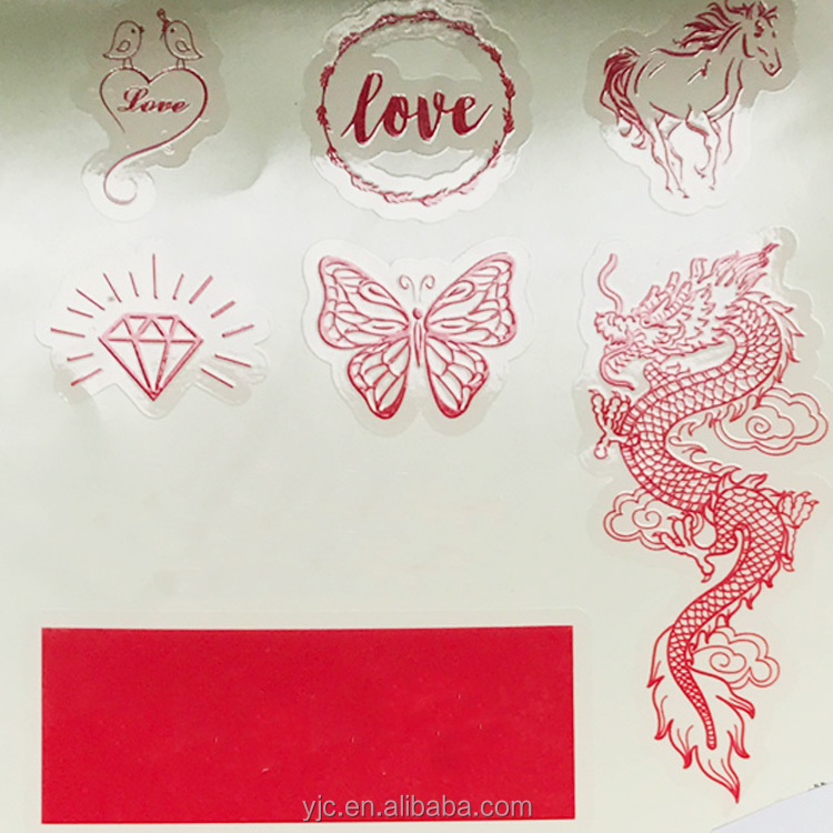 Water Transfer Decal For Furniture Water Slide Sticker For tattoo sticker direct thermal label Heat transfer sticker