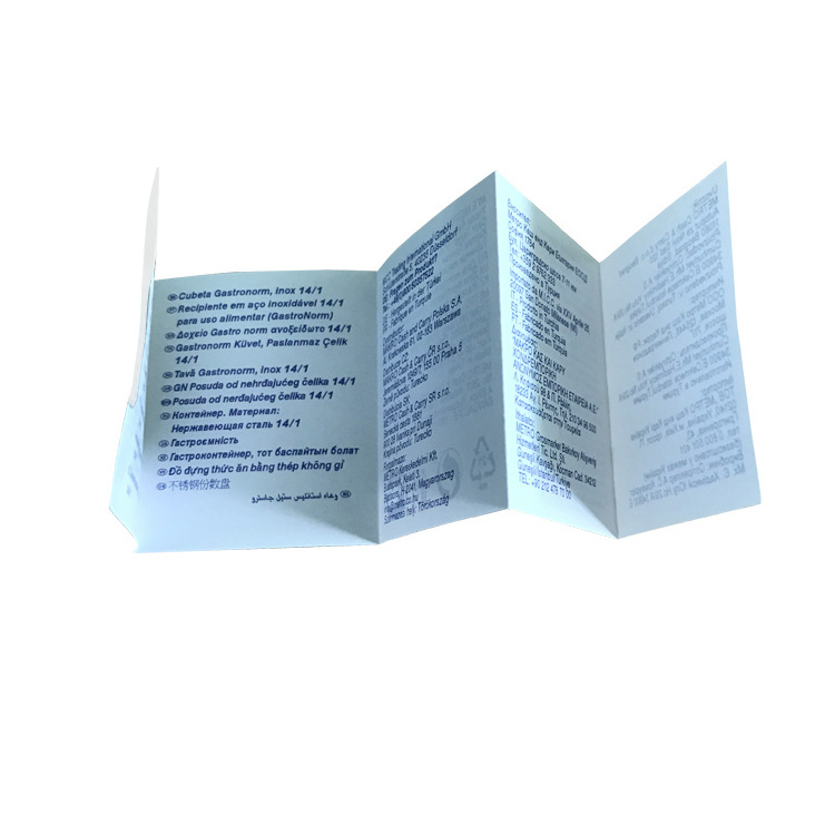 Custom Printing Adhesive Multi layer Label Booklet Folding Labels Double Layer Sided Label Sticker