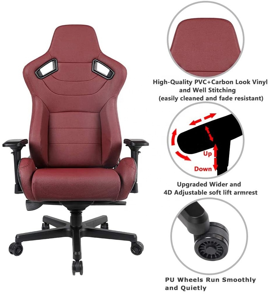 Brand Anda Seat Kaiser 2 factory wholesale gamer chairs per 100 real custom reclining anda seat gaming chair with 4d armrest