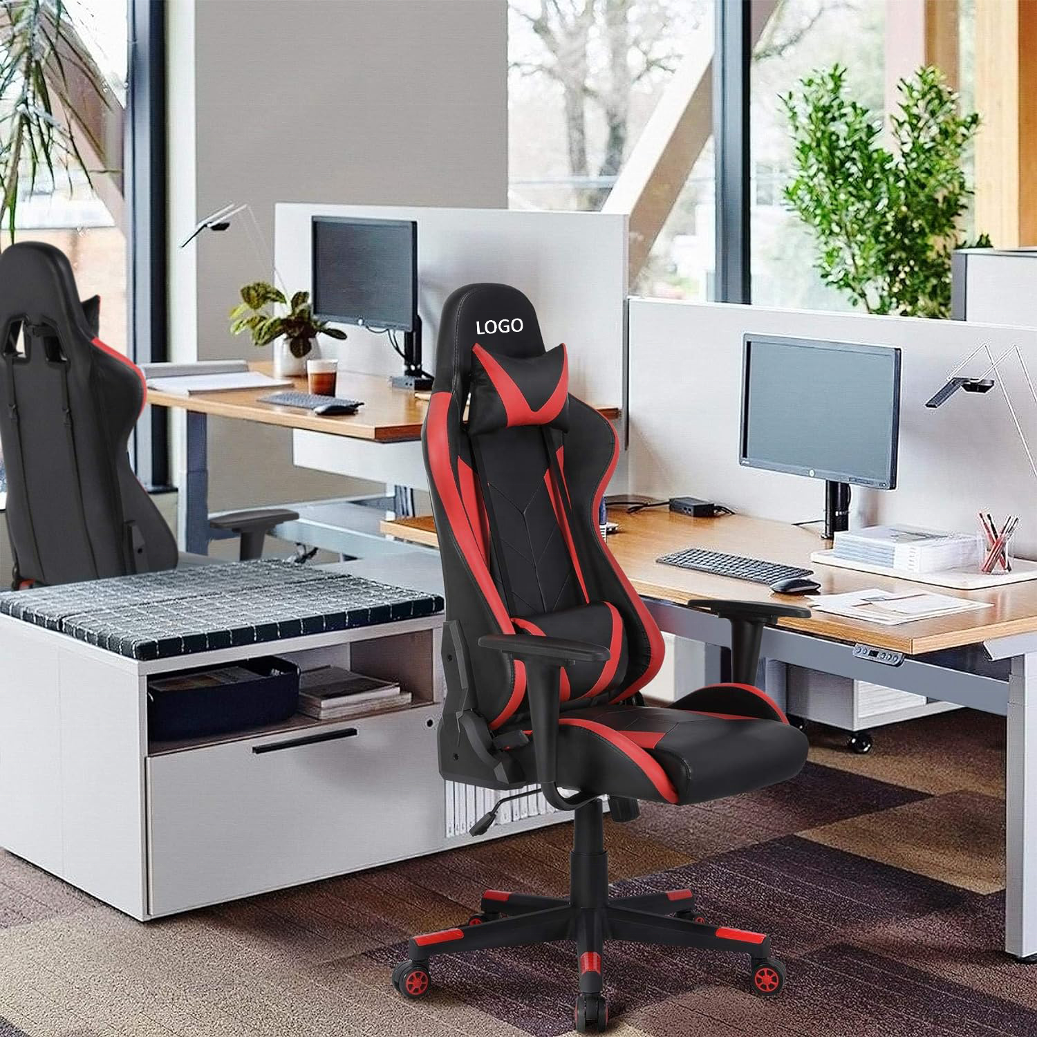 cheap extra large backrest gaming chair most comfortable big guy gamer chair leather red computer chair for heavy gamer