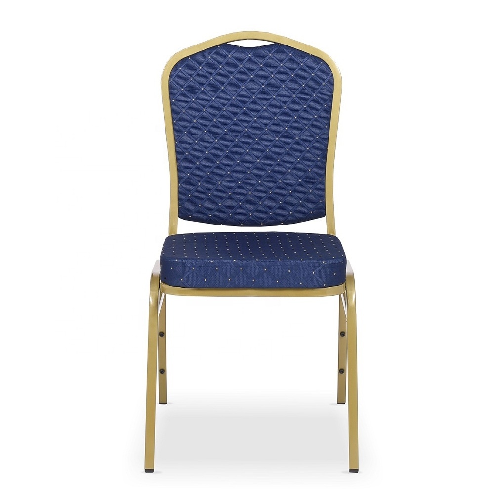 2024 Banquet Chairs Coffee Fabric Restaurant Chair Crown Back Stacking Chair