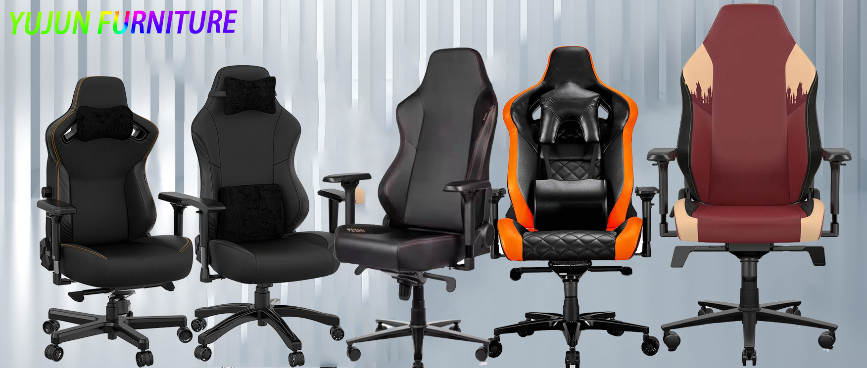 Luxury Home Office Furniture Canada High Back Build in Lumbar Support Zero Gravity Massage Ergonomic Mesa Gamer Gaming Chair