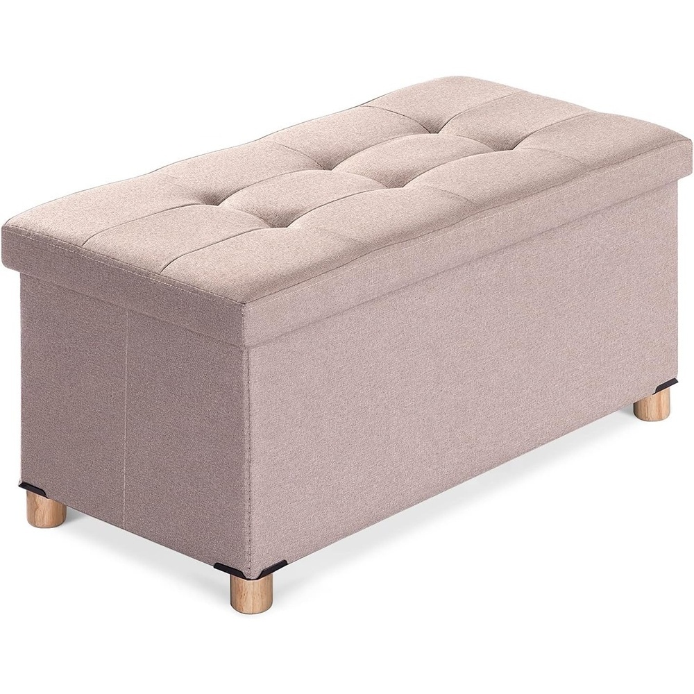 Brazil popular escabelo toilet footstool Small Storage Ottoman Foot Rest Stool Thicker Foam Rectangle Collapsible Bench