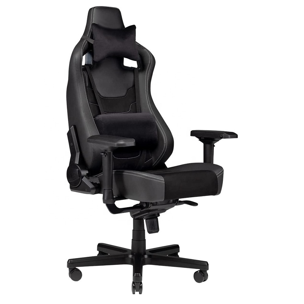 Next Level Racing Elite Gaming Chair Leather Suede Edition Car Leather Design Cool Black Strengthen Stable Aluminum Gaming Chair