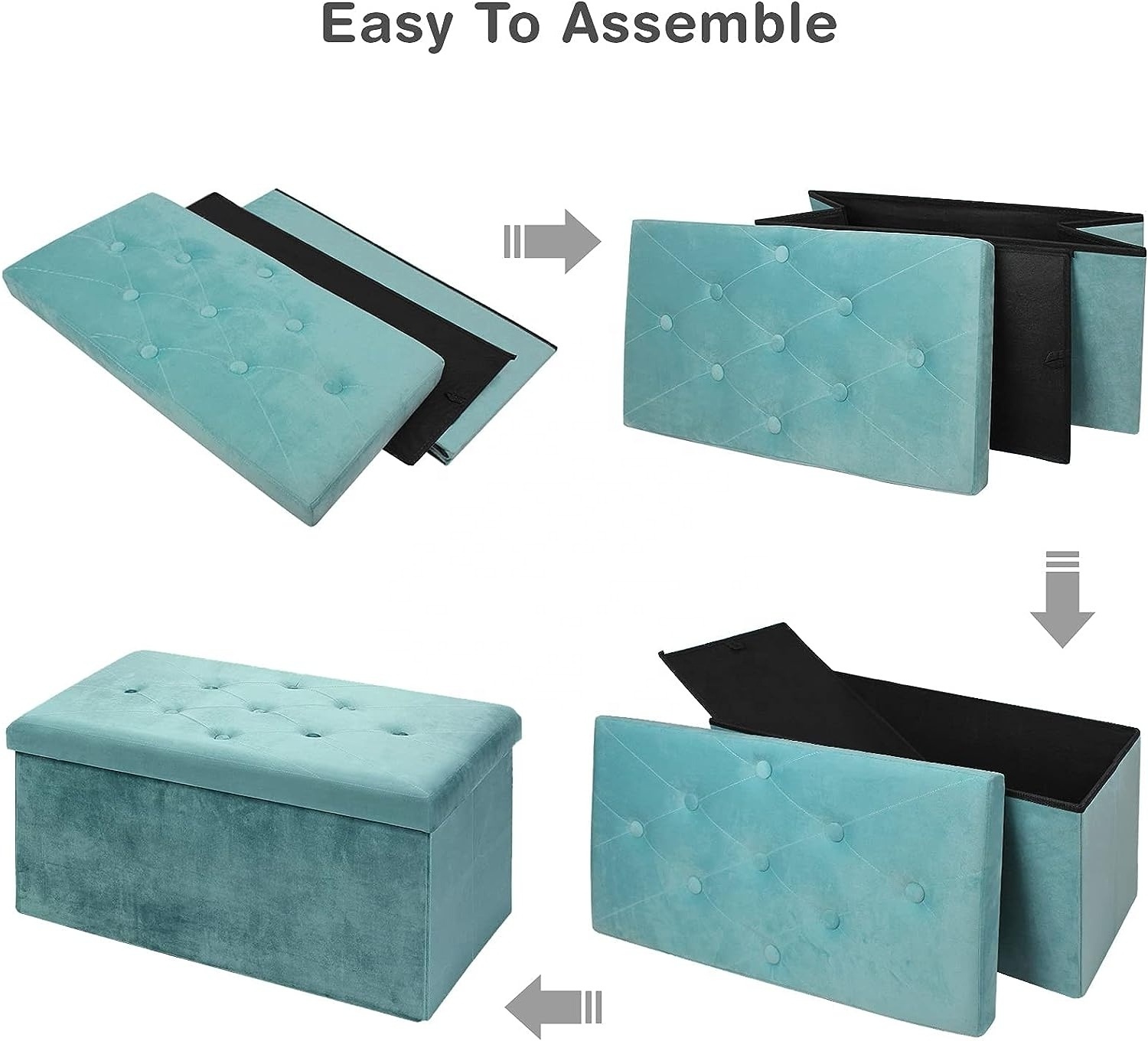 Brazil popular escabelo toilet footstool Small Storage Ottoman Foot Rest Stool Thicker Foam Rectangle Collapsible Bench