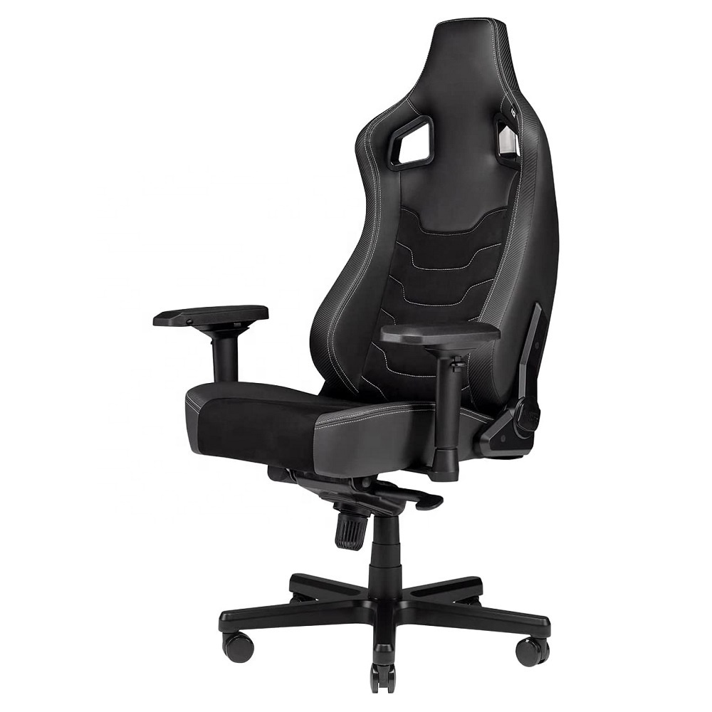 Next Level Racing Elite Gaming Chair Leather Suede Edition Car Leather Design Cool Black Strengthen Stable Aluminum Gaming Chair