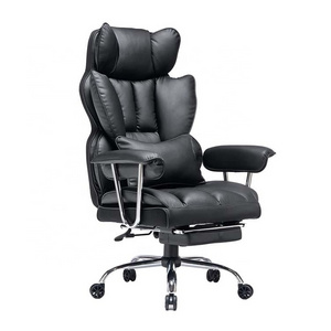 DDP Ergonomic Chair Big Tall High Back Breathable Leather Manager Executive Chair Rocking Reclining Office Chair with Footrest