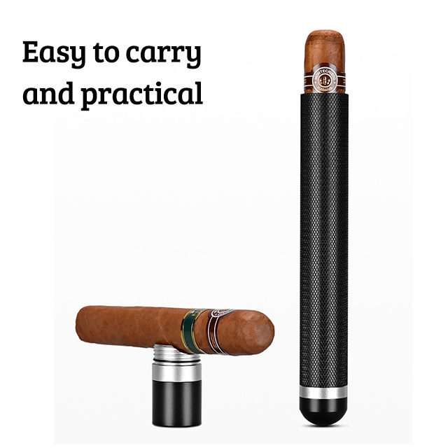 luxury accessories tool custom metal aluminium set screw top stand holder aluminum cigar tubes