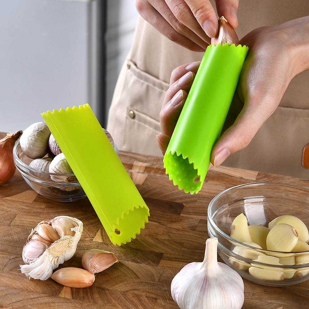 Roll Easy Roller Garlic Press Peels Silicone Garlic Peeler Tube Non Slip For Useful Kitchen Tools