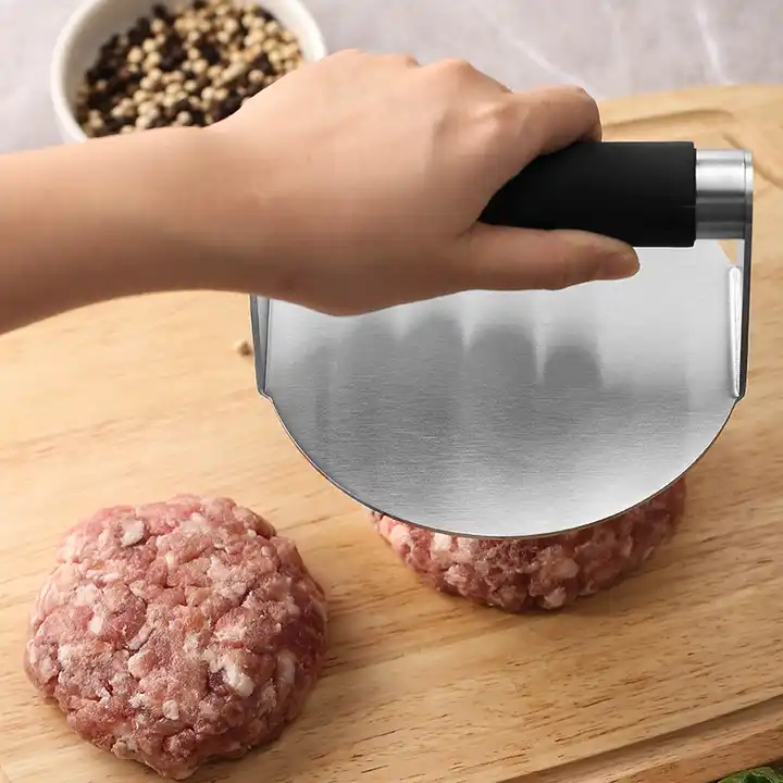 Meat Tools Stainless Steel Smashed Hamburger Press Patty Maker Mold Burger Press For Steaks Panini Sandwich