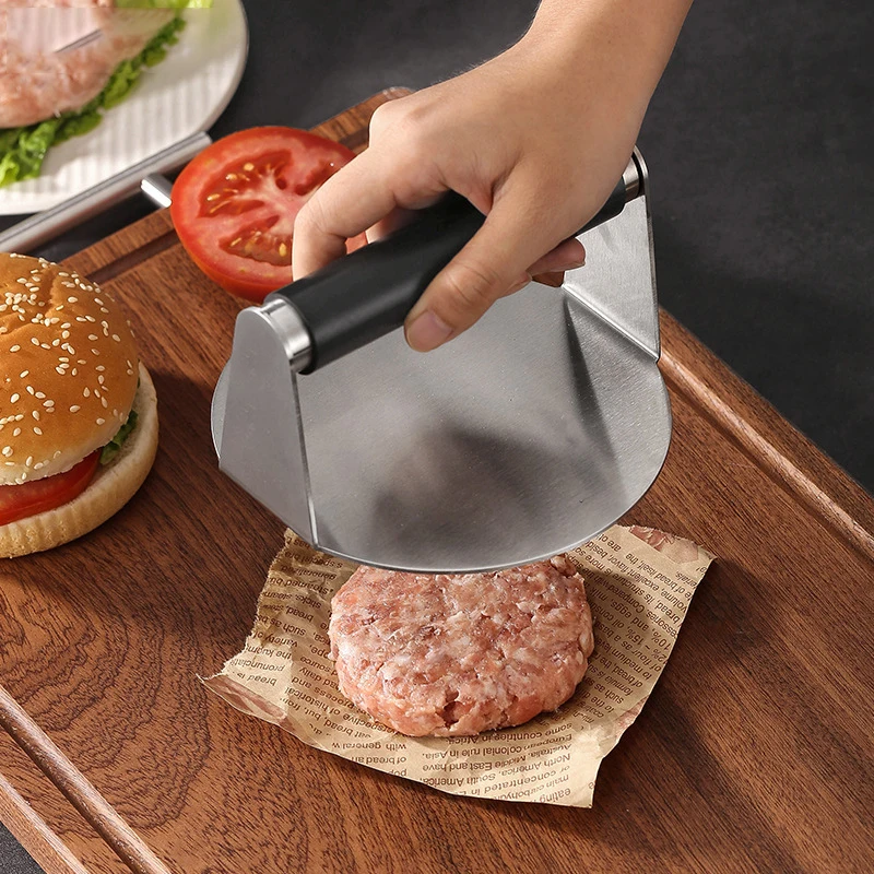 Meat Tools Stainless Steel Smashed Hamburger Press Patty Maker Mold Burger Press For Steaks Panini Sandwich