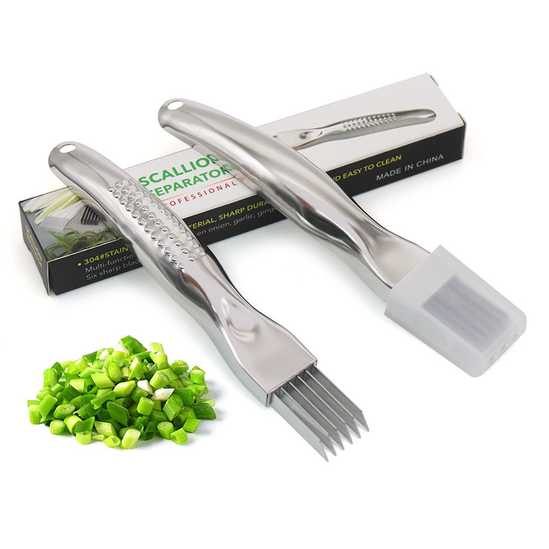 Multi-functional Kitchen Vegetable Shredder Stainless Steel Green Onion Scallion Shredders