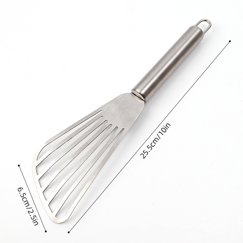 Kitchen tools gadgets food flipping fish bbq grilling tongs stainless steel spatula for pizza Fried Steak Clamp