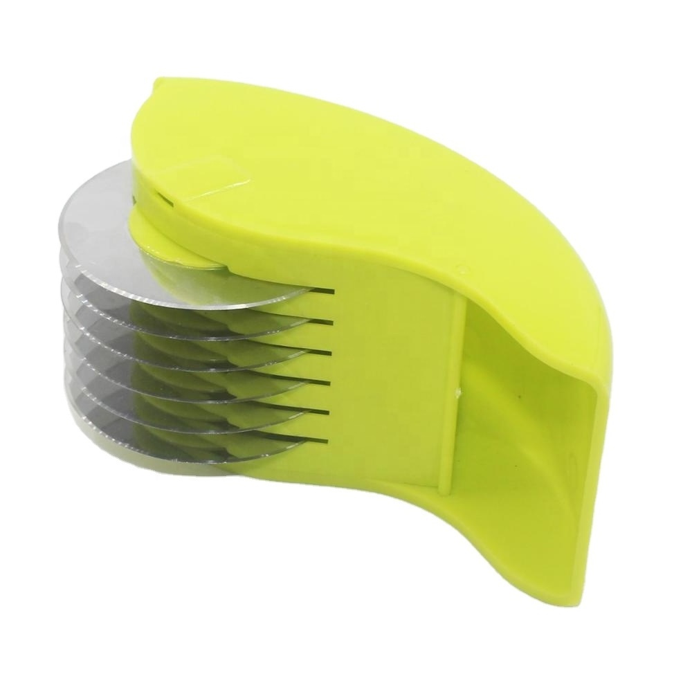 New design vegetable slicer Onion Garlic Vegetable noodle herb roller cutter with plastic handle