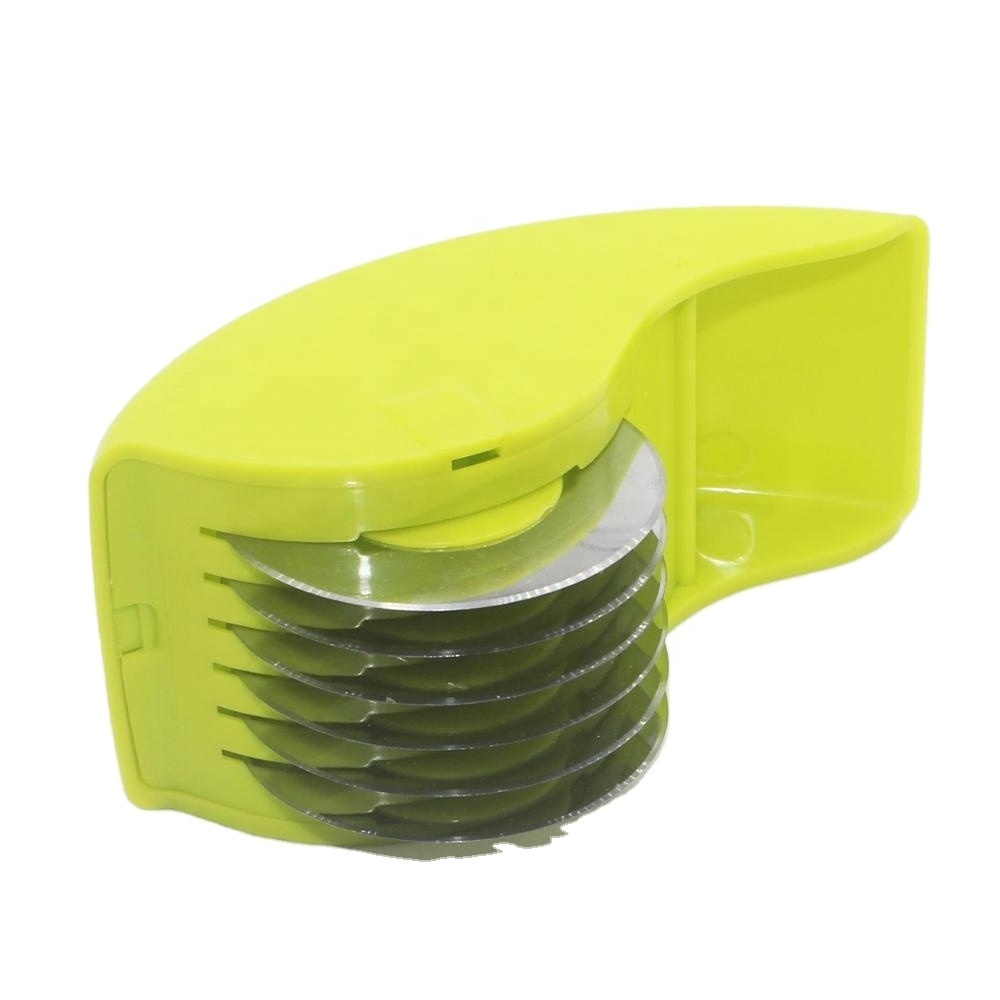 New design vegetable slicer Onion Garlic Vegetable noodle herb roller cutter with plastic handle