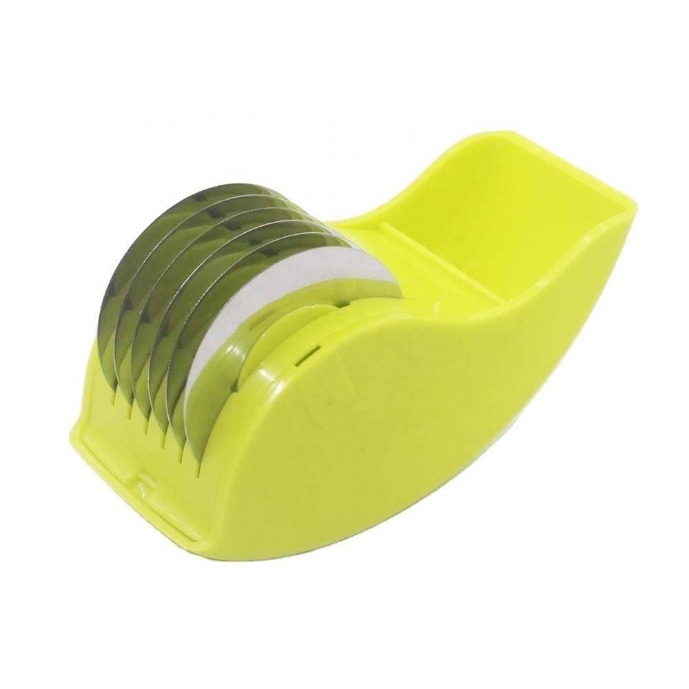 New design vegetable slicer Onion Garlic Vegetable noodle herb roller cutter with plastic handle