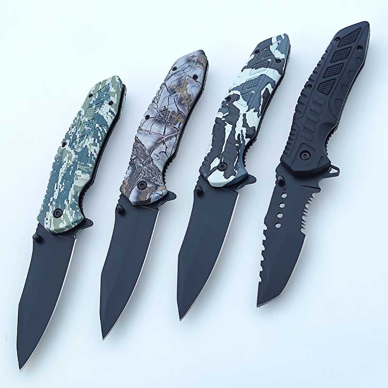 high hardness stainless Steel folding knife camping tactics outdoor multifunctional survival folding knife hunting knife