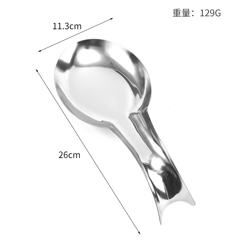 Stainless Spoon Rest,Spoon Rests,Sturdy and Durable Stainless Steel Spoon Rests for Kitchen