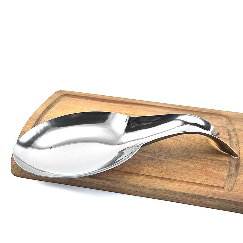 Stainless Spoon Rest,Spoon Rests,Sturdy and Durable Stainless Steel Spoon Rests for Kitchen