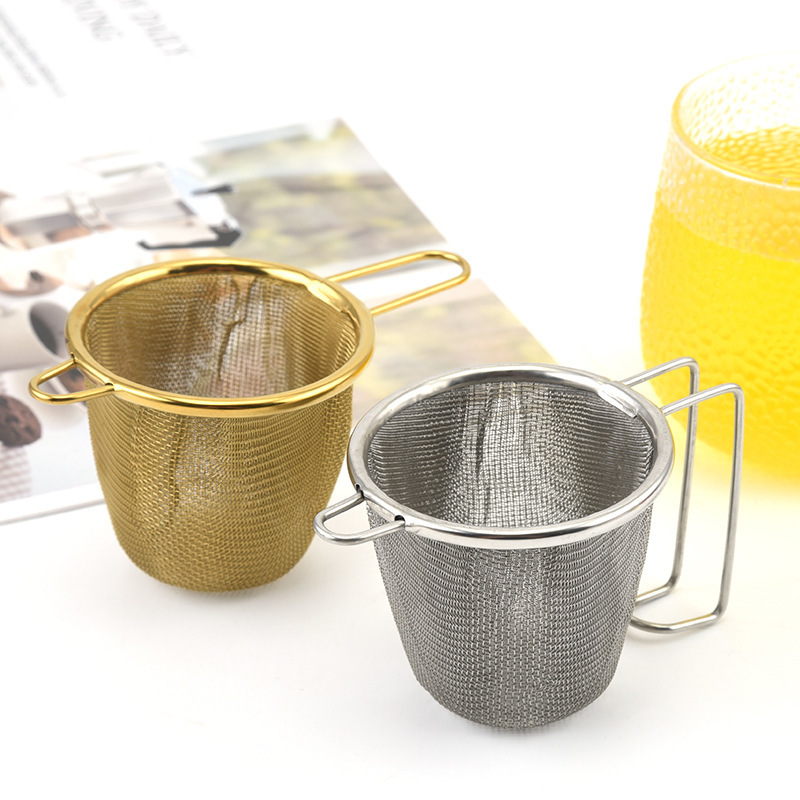 New Product Fine Mesh Strainer Stainless Steel Tea Infuser Funny Steeper For Loose Leaf Tea and Coffee