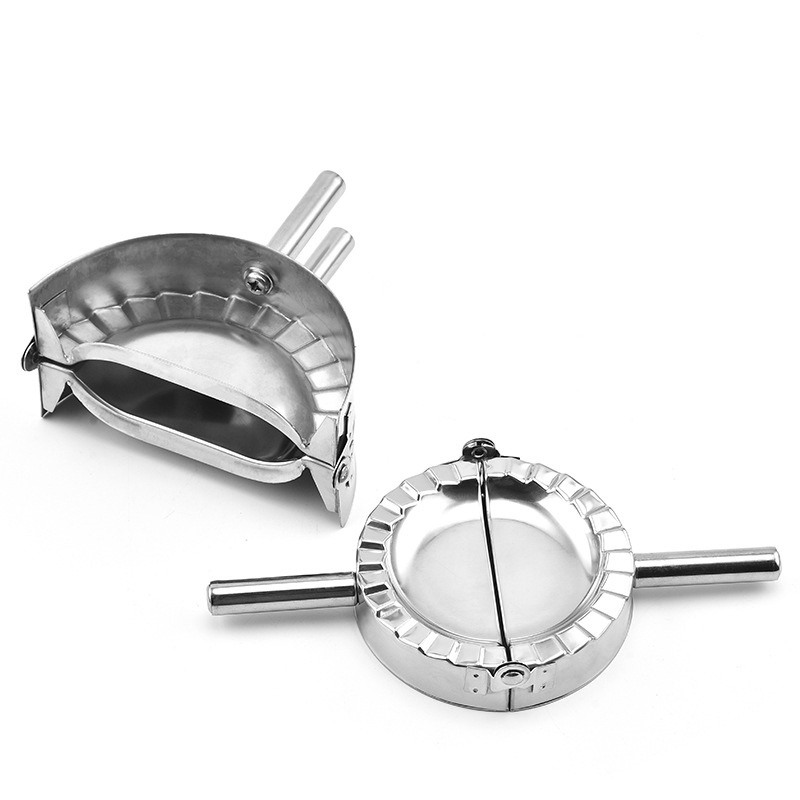 Dumpling Maker, Newness Stainless Steel Dumpling Maker and Dough Press for Home Kitchen