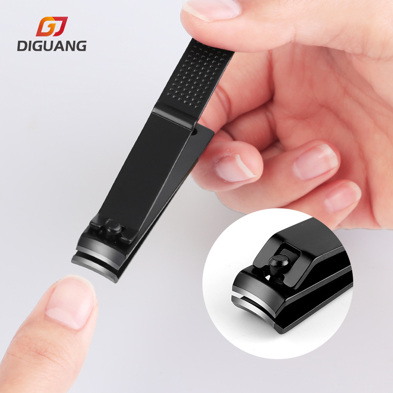 High Quality 3pcs Black Stainless Steel Nail Clipper Set Factory Wholesale Sharp Toenails Clipper for Manicure Baby's Fingers