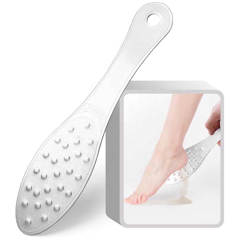 2023 New Stainless Steel Pedicure Foot File Reusable Callus Dead Skin Rasp Remover for Foot Care