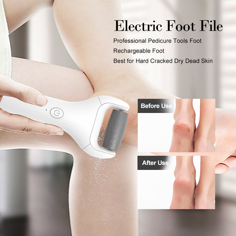 new rechargeable pedicure machine electric foot grinder callus remover foot file hard skin remover Pedicure Tools Foot Care Kit