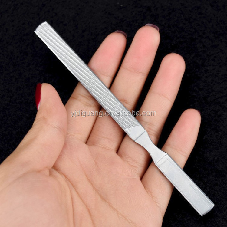 5.1 Inch Stainless Steel Manicure Pedicure Tool Metal Nail File Professional Nail File