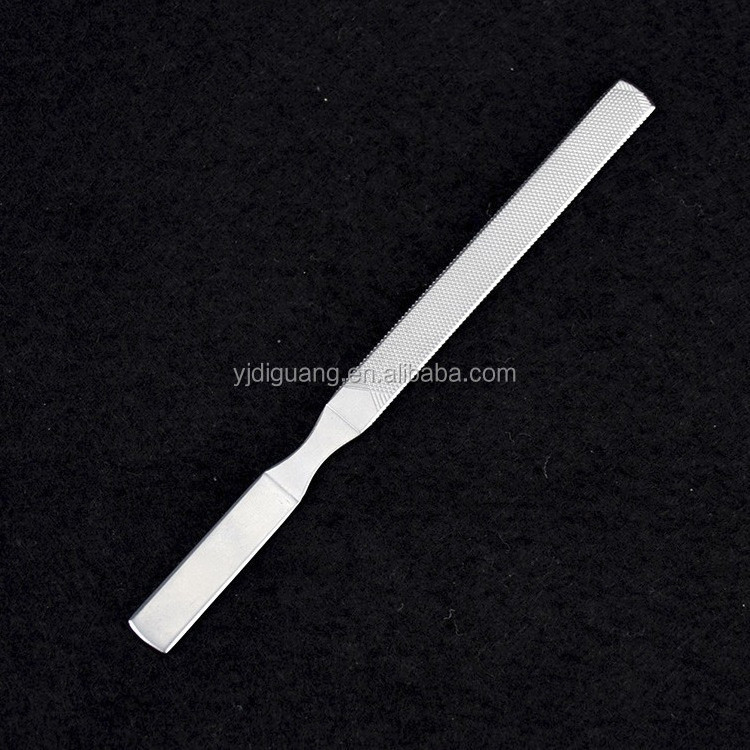 5.1 Inch Stainless Steel Manicure Pedicure Tool Metal Nail File Professional Nail File