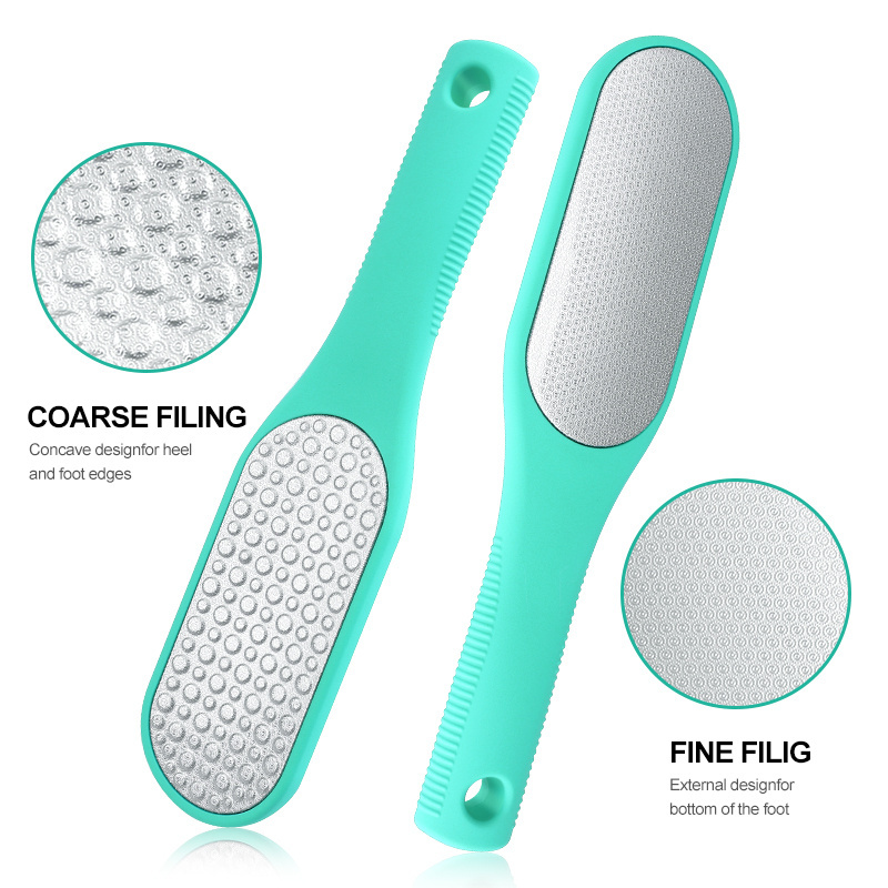 Best Selling High Quality Double Sided Stainless Steel Foot File New Callus Remover Pumice Stone for Foot Cleaning Care Tools