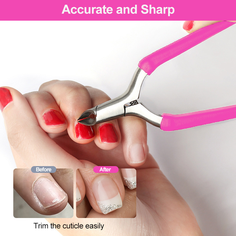 Wholesale Professional Multifunctional Pedicure Set Hot Sell Stainless Steel Cuticle Nipper Nail Nipper Sharpener for Fingers