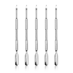 Professional Double-Sided Stainless Steel Nail Trimmer Best Cuticle Pusher Manicure Dead Skin Removal Salons-New Nail Supplies