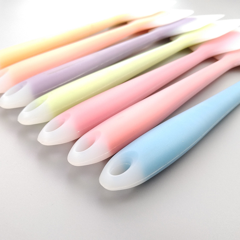 Good Quality Heat-Resistant 27cm Half-Transparent Silicone Spatula Kitchen Pastry Baking Butter Scraper Cake Tools