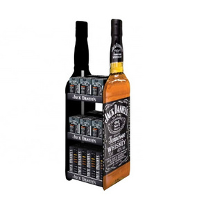 spirits promotion beer stand drink holder mineral water rack liquor wine bottle glorifier beverage display