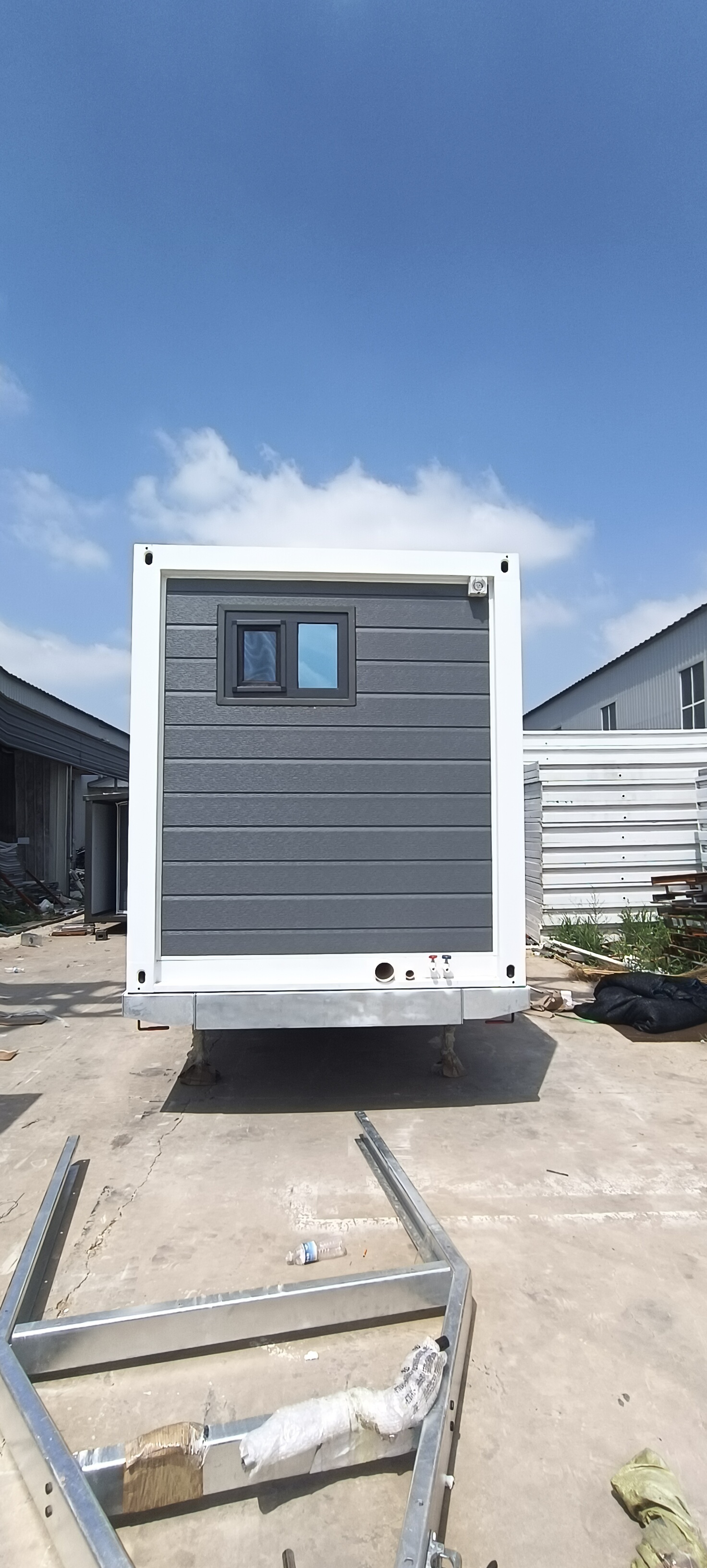 Tiny Homes Fully Equipped On Wheels Casas Modulares Prefabricadas 2 Bedrooms Steel Frame House