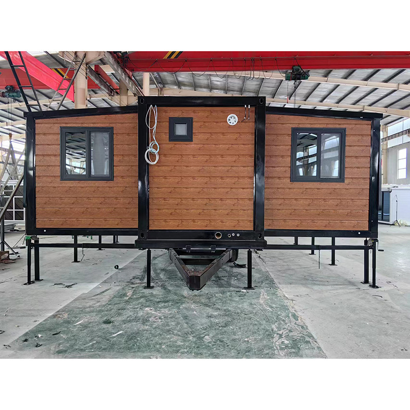 Fully Furnished Foldable Fast Build Luxury Mobile Prefab Home Kit Trailer House Expandable Container House