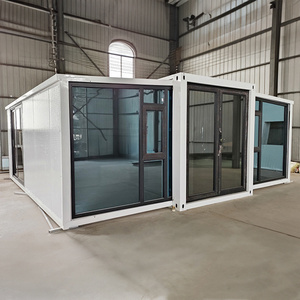 Modern Prefab Cabin Prefabricated Homes Ready Made Hurricane Proof 3 Bedroom Two Bathrooms Prefab Houses Container House