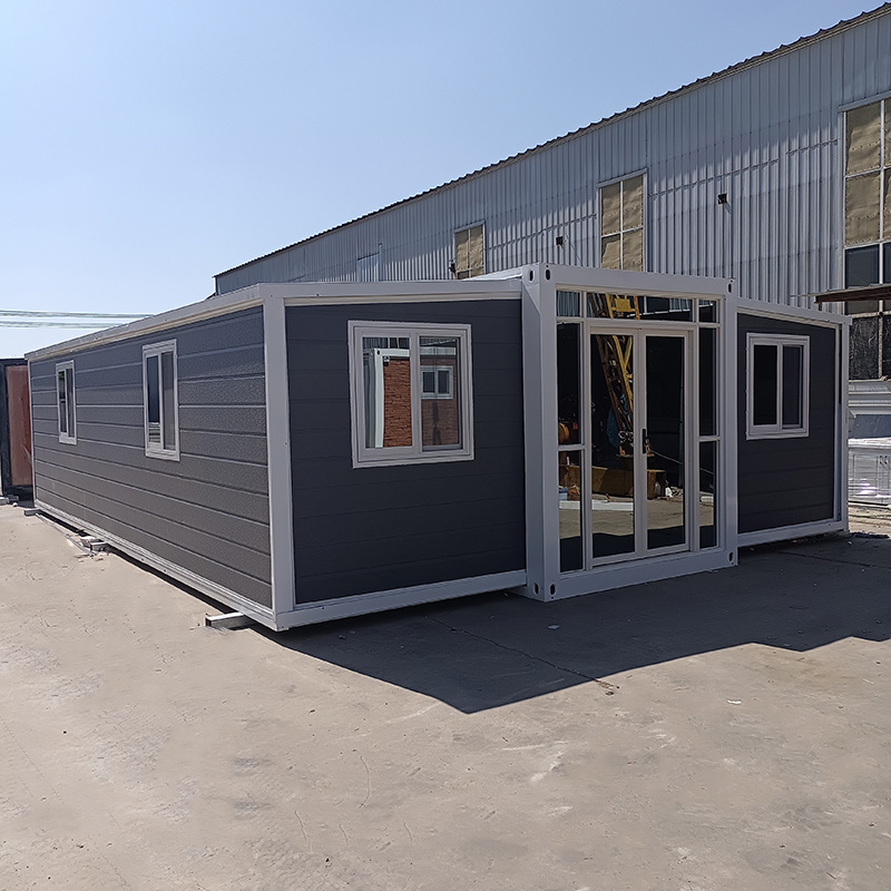 Fully Furnished Foldable Fast Build Luxury Mobile Prefabricated Prefab Home Kit Expandable Container House With Triangle Roof